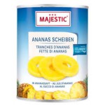 Majestick Ananas 10t. Sirop   Boite 565g